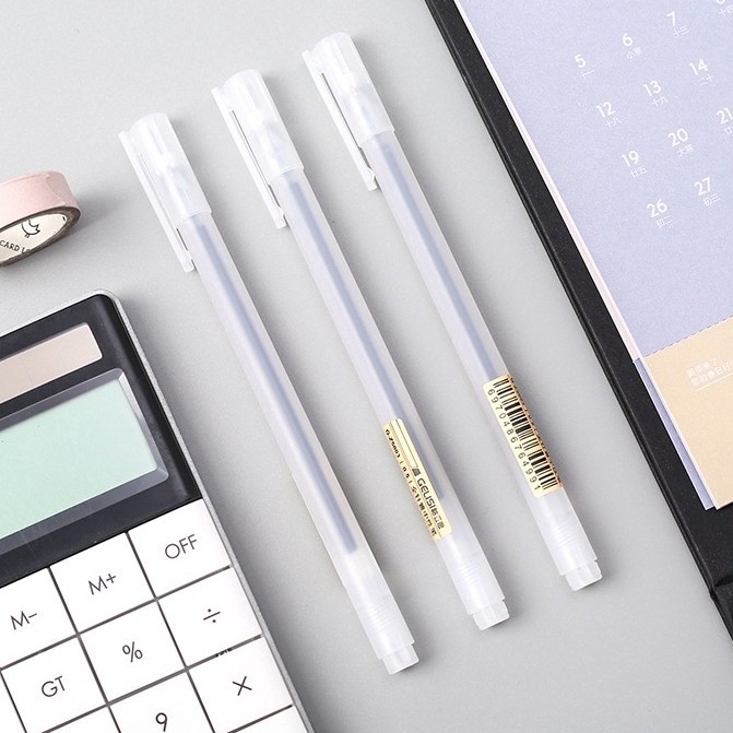 

PRODUK TERBATAS PENA PEN HITAM GEL 0.5MM MUJI STYLE AESTHETIC KODE 408