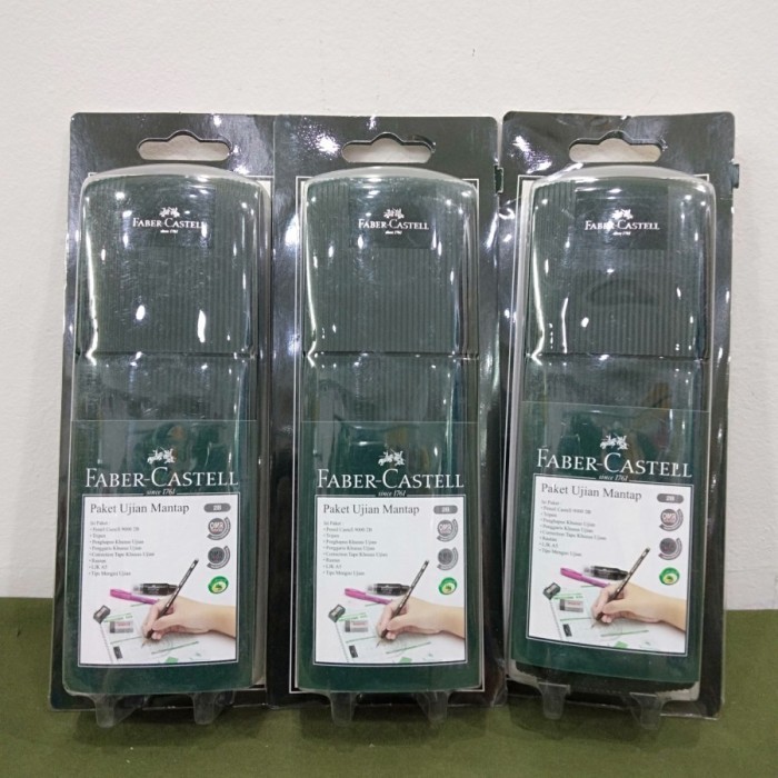 

Tempat pensil FABER-CASTELL paket ujian mantab original fabercastell