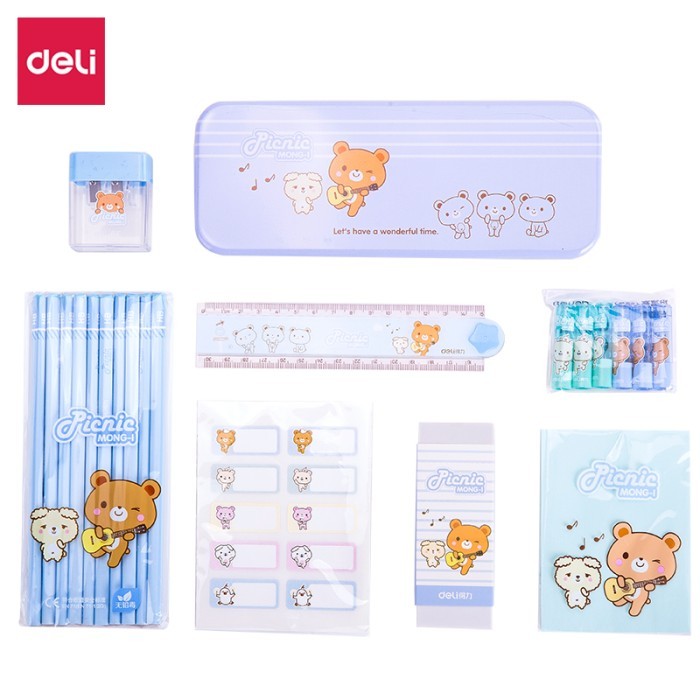 

PROMO! Deli Set Alat Tulis Sekolah/ School Stationary Set Hemat Lengkap 68891