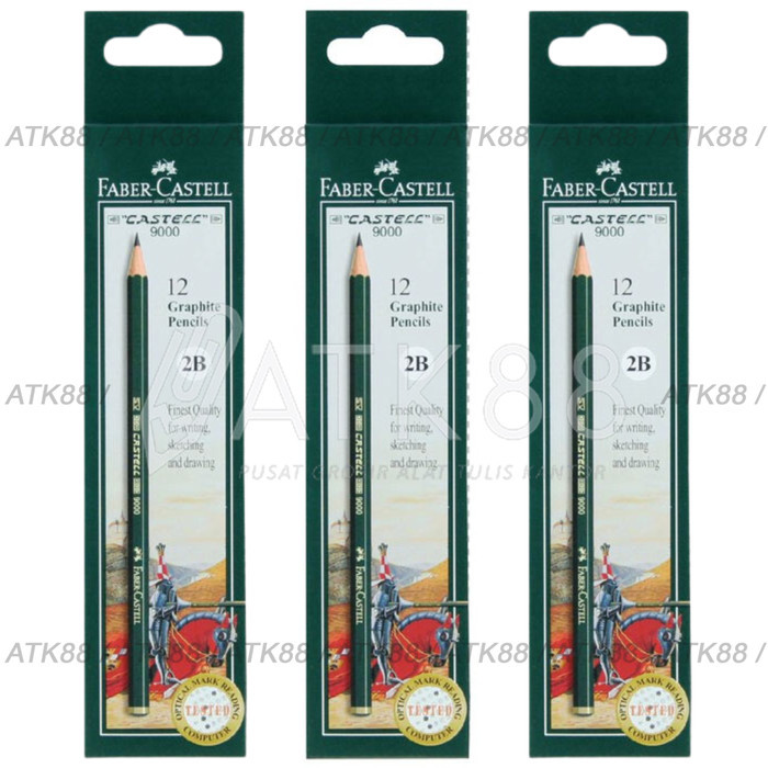 

CUCI GUDANG PENSIL FABER CASTELL 2B 1 LUSIN / 12 PCS KODE 832