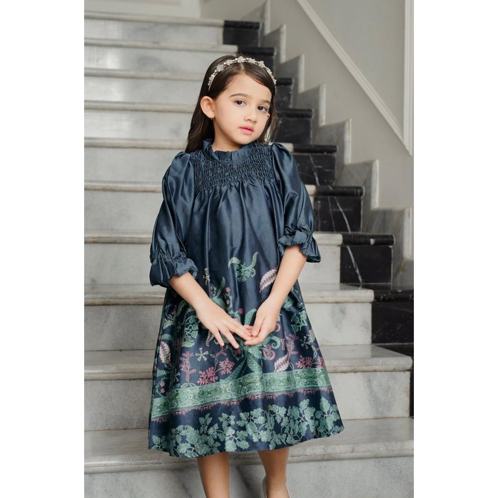 Benang Jarum - Serenity Soiree Smocked Dress - Midnight ..