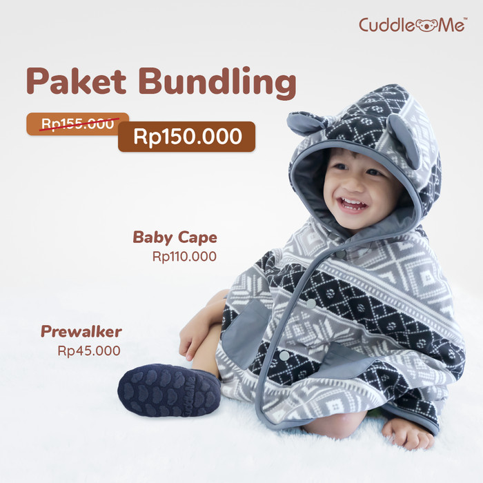 (Original Distributor) Paket Kado Cuddle Me Jaket Sepatu Bayi Toddler