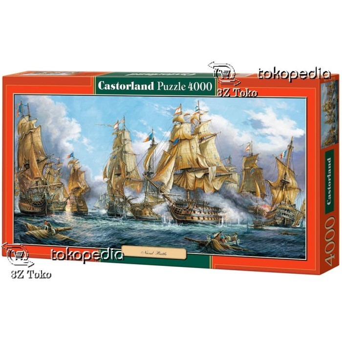 Jigsaw Puzzle: Castorland - Naval Battle - 4000 Piece