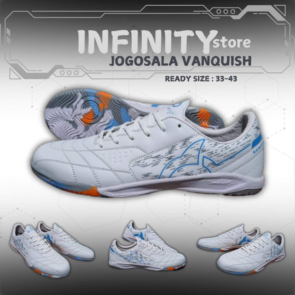 Tahan Lama Sepatu Futsal Size 33-43 Ortus Jogosala Vanquish Blb