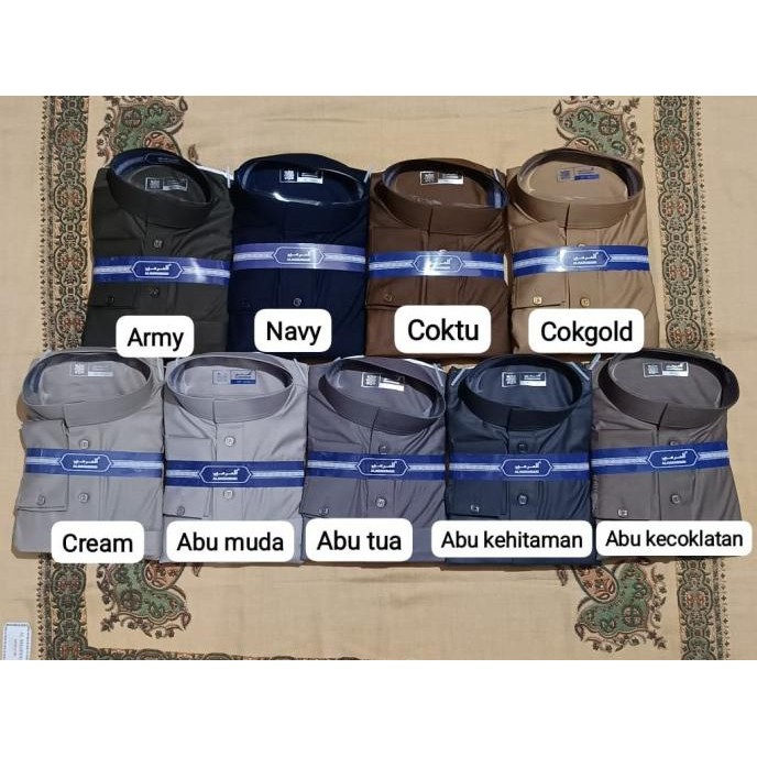 JUBAH AL HARAMAIN BAHAN WOL KANCING BIASA LENGAN PANJANG MANSET Best Seller