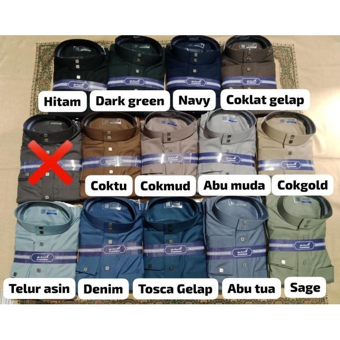 Jubah Pria Al Haramain Woll Original Premium Lengan Panjang Manset 07 New