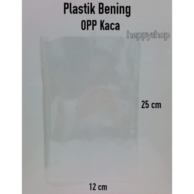 

Silahkan Order] 12 cm x 25 cm Plastik Kaca OPP Bening Polos Plastik Parcel