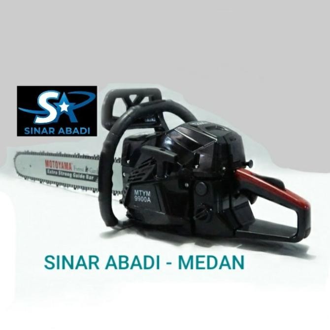 Promo MOTOYAMA 9900A BLACK SENSO SINSO CHAINSAW POTONG KAYU 22" MOTOYAMA COD