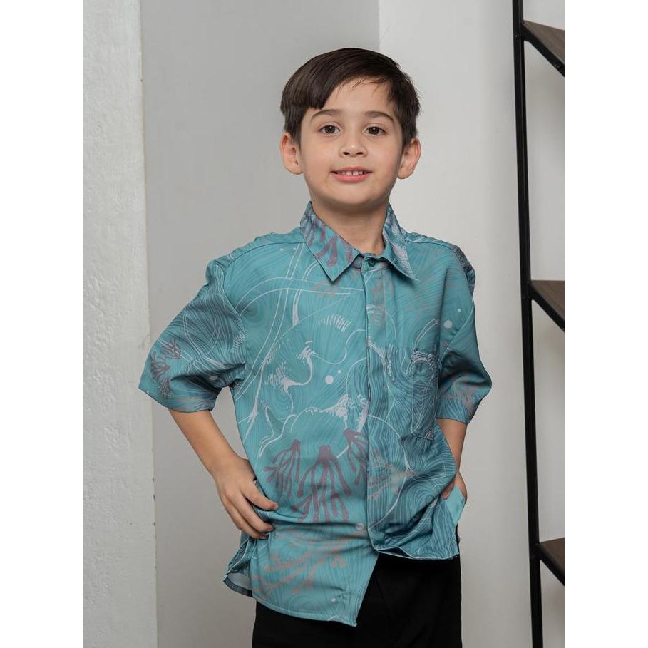 ZM ZASKIA MECCA - UZARI KEMEJA ANAK - JELITA INDONESIA - EDISI DERAWAN BAJU KOKO ANAK KIDS LEBARAN 2