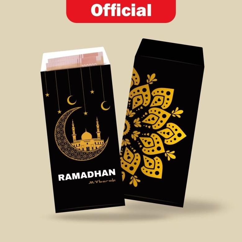 

gfd-12 Amplop Lebaran Panjang Estetik - Cocok untuk Uang Kertas, THR, dan Hadiah Sale