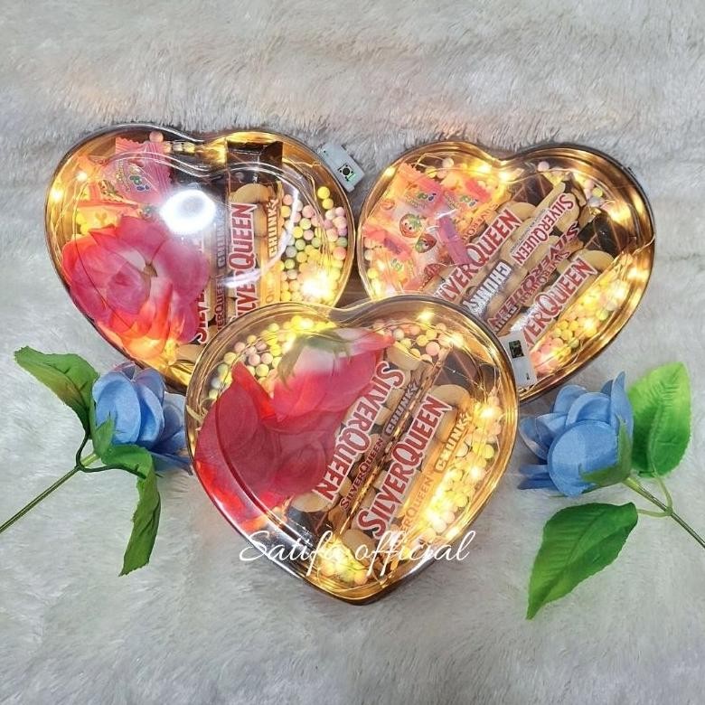 

hj-64 Hadiah Unik Coklat Love Silverqueen Chunky Bar / Valentine Gift Hadiah Ulang Tahun / Hampers Wisuda Premium