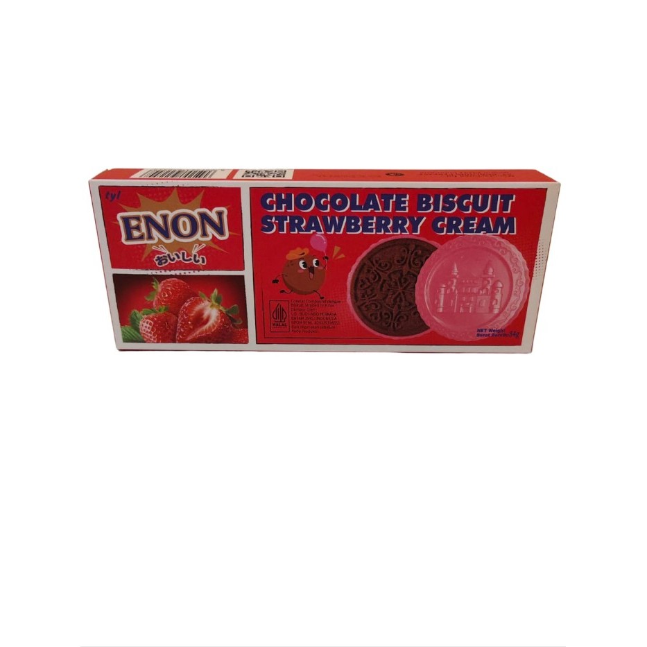 

ENON CHOCOLATE BISCUIT STRAWBERRY CREAM KTK 84 GR 8997241922548