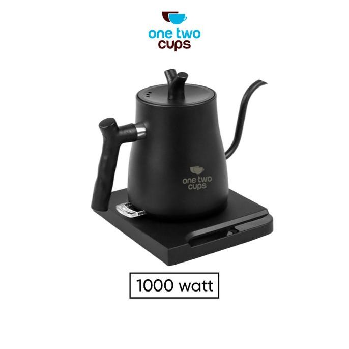 One Two Cups Teko Listrik Kopi Pemanas Air Leher Angsa 1000W 1L