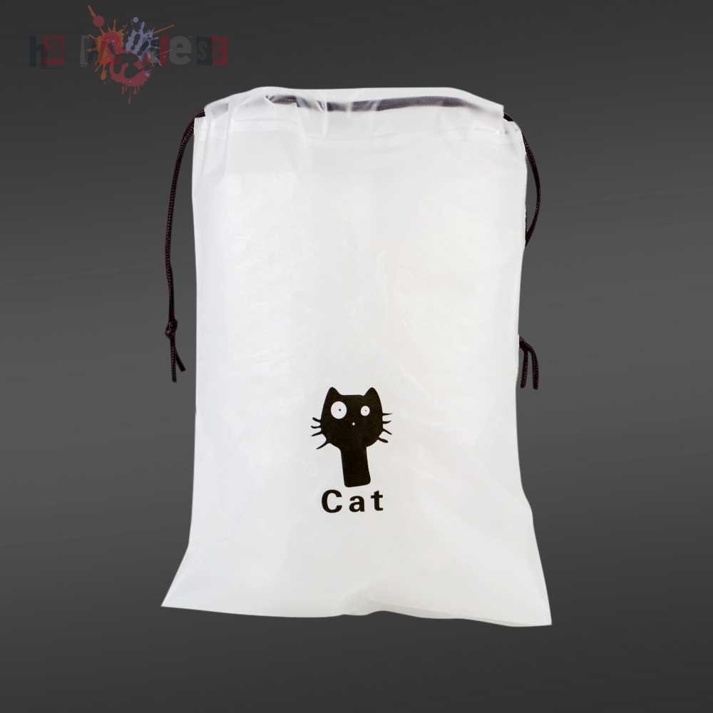 Halwa - TaffPACK Kantong Pouch Plastik Serut Drawstring Bag Size M 18x25cm - VB-72