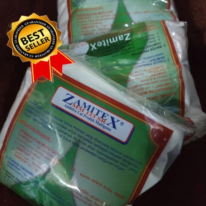 TERUJI ZAMITEX Additive Cat, Anti Bocor, Anti Rembes, Coating, Lem Serbaguna