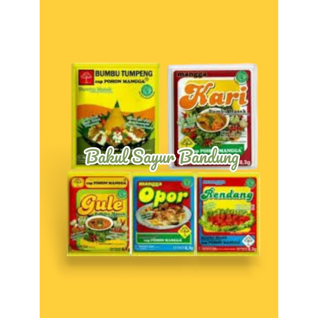 

Halal - Bumbu Instant Pohon Mangga - Bakul Sayur Bandung