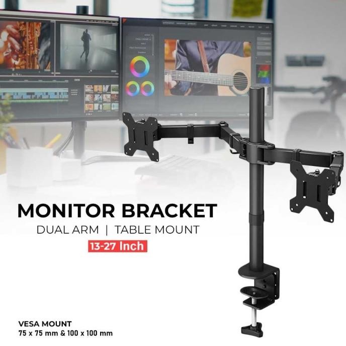 Bracket Monitor Braket Tv Breket Pc Computer Stand Komputer 13 14 15 16 17 18 19 20 21 22 23 24 25 2