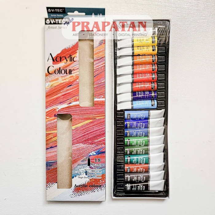 

TERBARU Cat Akrilik Set V-TEC 18x12ml V-TEC Acrylic Set HOT SALE!