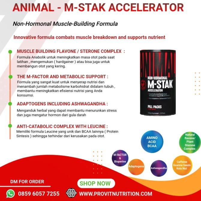 Universal - Animal M Stak 21 Packs Bulking Weight Gainer Anabolic Mass