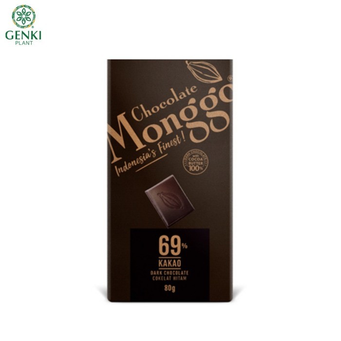 

Ready Chocolate Monggo Dark Chocolate 69% - 80 g