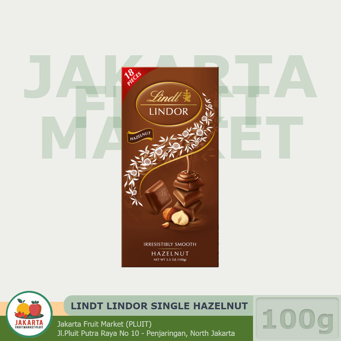 

Ready (COKELAT) LINDT LINDOR SINGLE HAZELNUT 100G