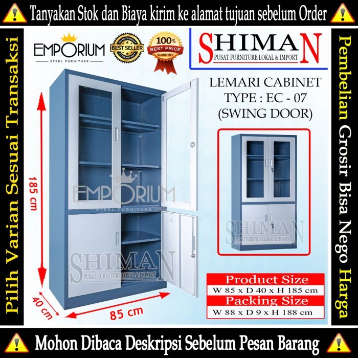 

Lemari Besi /Lemari Cabinet /Lemari Arsip / Filling Cabinet/Type Ec 07