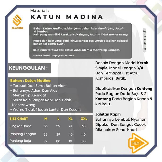Baju Muslim Kemeja Koko Kurta Pakistan Pria Dewasa Modern Jumbo Xxl Rafifnarendra20