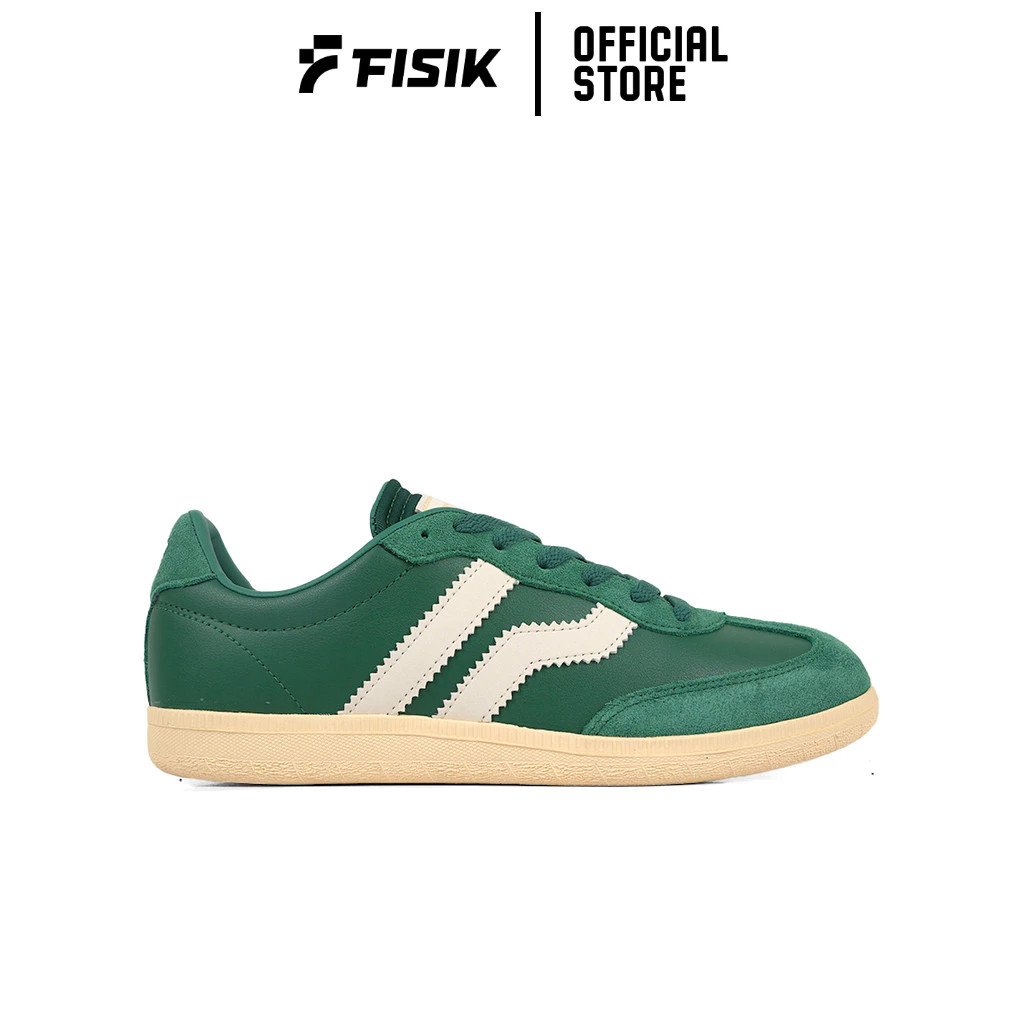 PIERO SEPATU SNEAKERS PRIA GRAND LONDON PRM GREEN OFF WHITE HUSK PIE1000205
