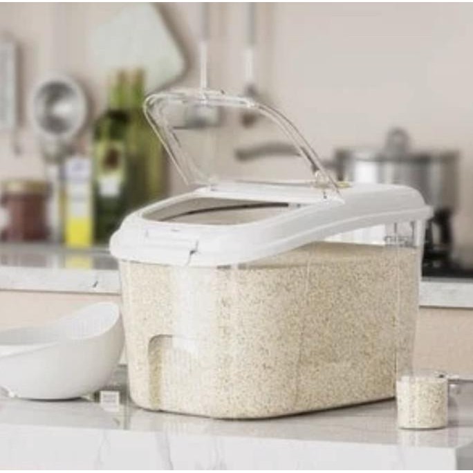 Bonbox Tempat Penyimanan Beras 10-15kg Dispenser Beras