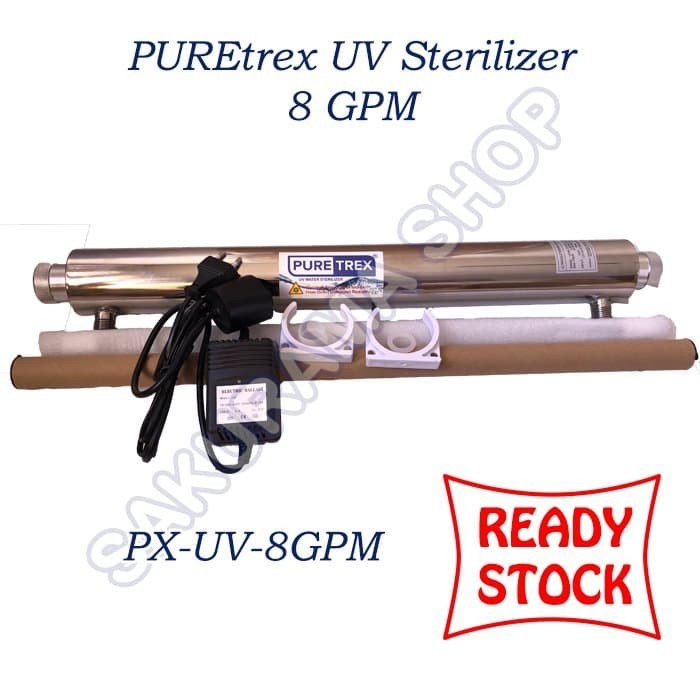 PUREtrex UV Sterilizer 8GPM RO UV Sterilizer Lampu UV Sterilizer