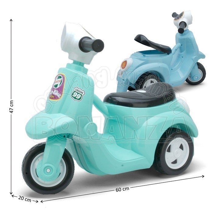 [Bonanza] Mainan Tunggangan Motor Vespa Fun Bike Vespa
