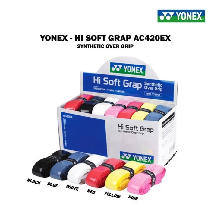 Replacement Grip Hi Soft Grap Yonex Ac 420 Ex Ac420 Ex Tebal Original