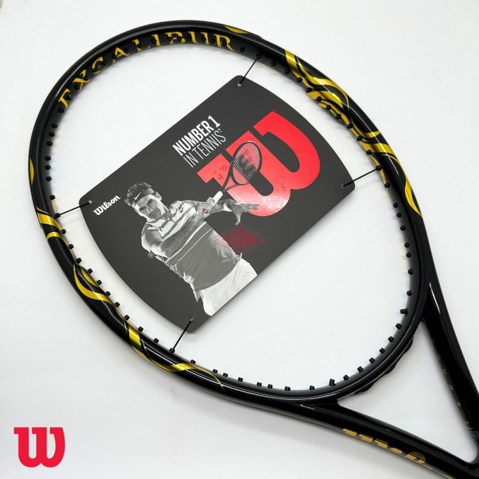 PROMO raket tennis tenis WILSON wilson excalibur 115 Black/Gold limited edit