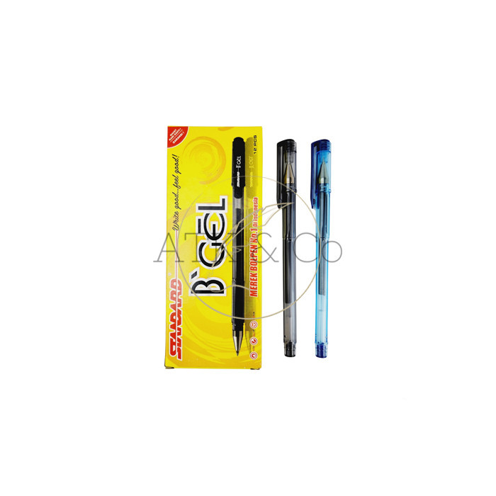 

HEMAT PULPEN GEL PEN STANDARD B'GEL 0.5MM 0.7MM BOLPEN PENA BGEL 0,5 0,7 MM KODE 996