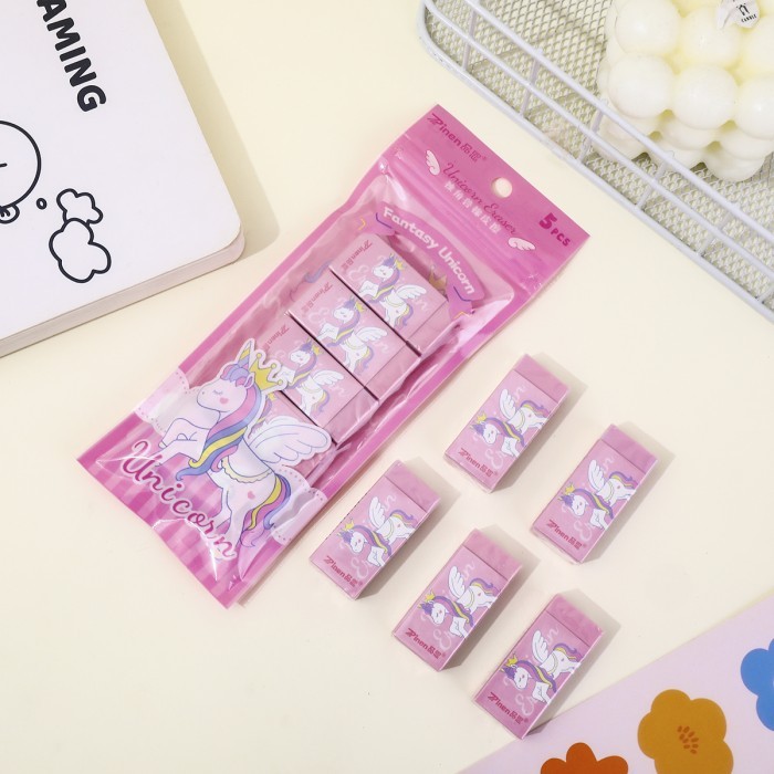 

EKSLUSIF 1 SET 5 PCS PENGHAPUS PENSIL MOTIF LUCU IMUT / ERASER PENCIL KODE 723