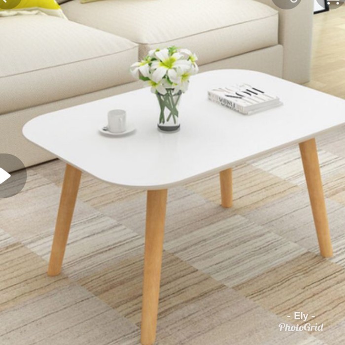 Meja tamu / meja tamu retro minimalis