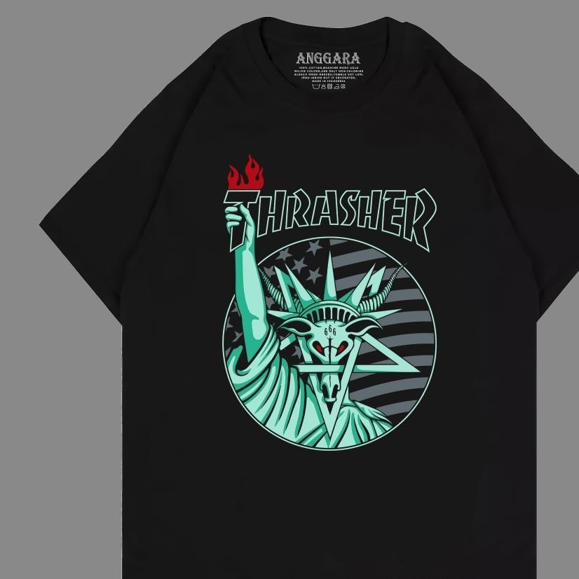 Promo Kaos Trasher Liberty Kaos Trasher Saket Basic Kaos Distro