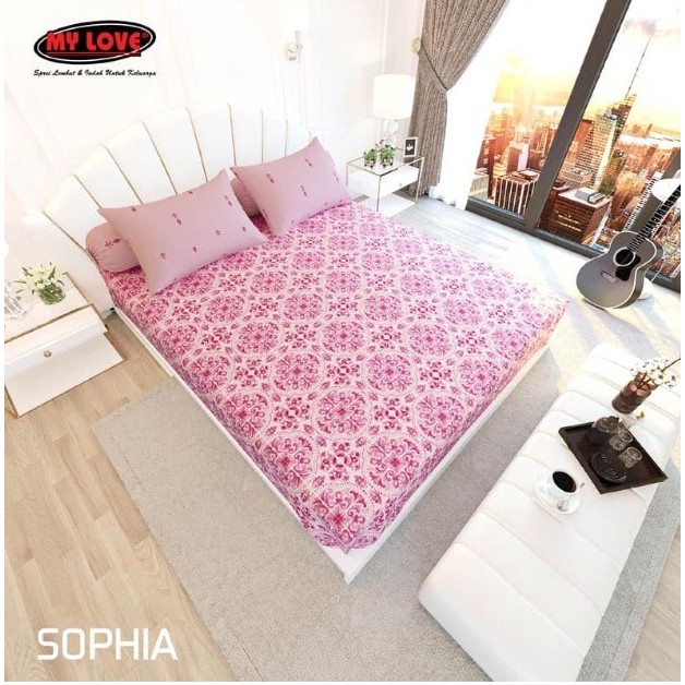 Sprei Mylove 180x200 4 Bantal 2 Guling