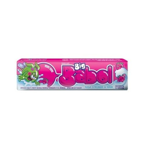 

Big Babol Gum Strawberry&Cream 20Gr/Pcs