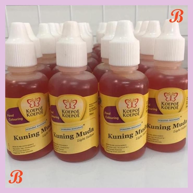 

| VRB | KOEPOE KOEPOE/KUPU KUPU PEWARNA KUNING MUDA30ML