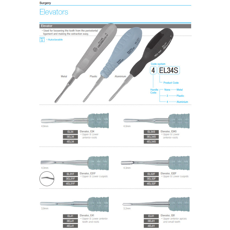 Osung Surgery Root Pickers / Dental Bein Gigi Original RB7