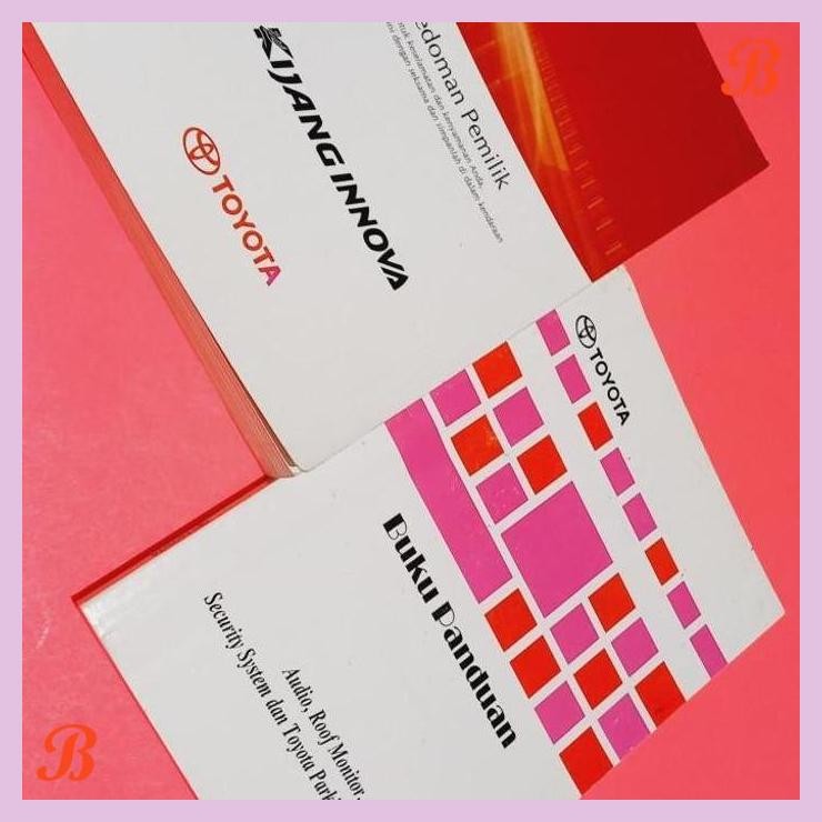 | SNP | BUKU MANUAL PEDOMAN PETUNJUK MANUAL BOOK TOYOTA INNOVA