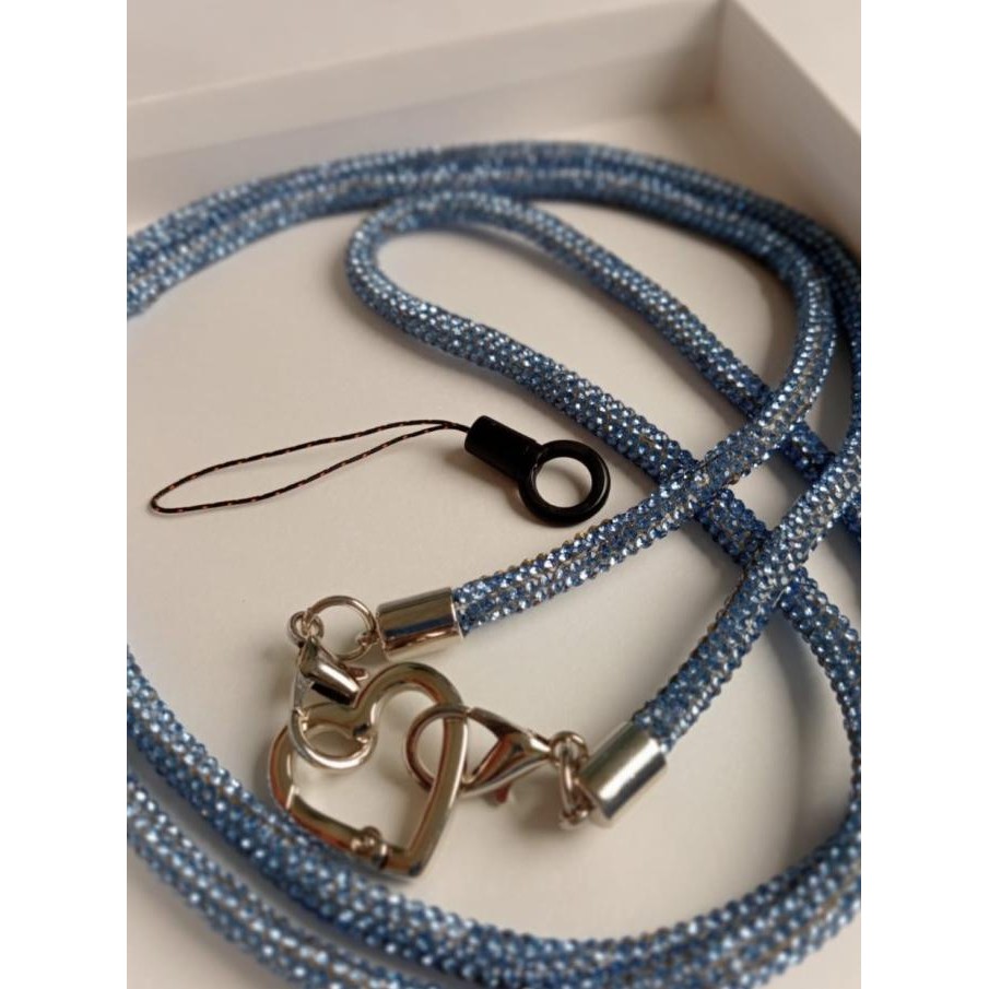 

Murah Gantungan Tali Cocok Untuk Semua Hp/Lanyard/Labbubu Sparkling Diamond Love 65Cm Length