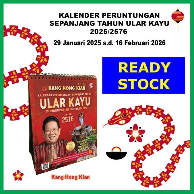 

Promo Kalender Feng Shui Tahun Ular Kayu 2025/Imlek 2576 Kang Hong Kian