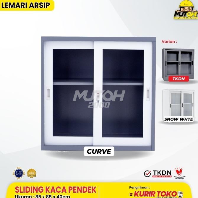 

Murah Lemari Arsip Lemari Besi Filling Cabinet Pintu Kaca Geser Pendek