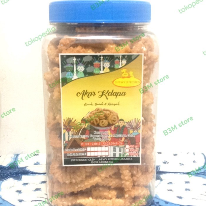 PROMO SPECIAL akar kelapa wijen manis toples 2liter