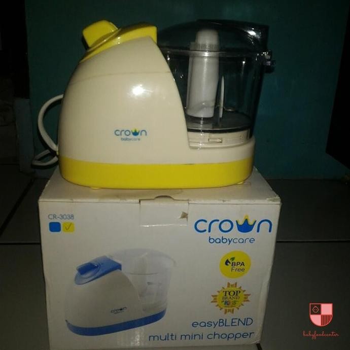 Crown CR3038 MPASI Easy Blend Multi Mini Chopper - Blender Bayi