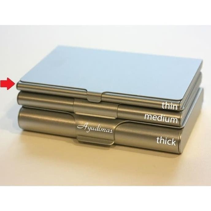 

Grosir Muji - Stainless Steel Card Holder / Case - Tempat Kartu Nama
