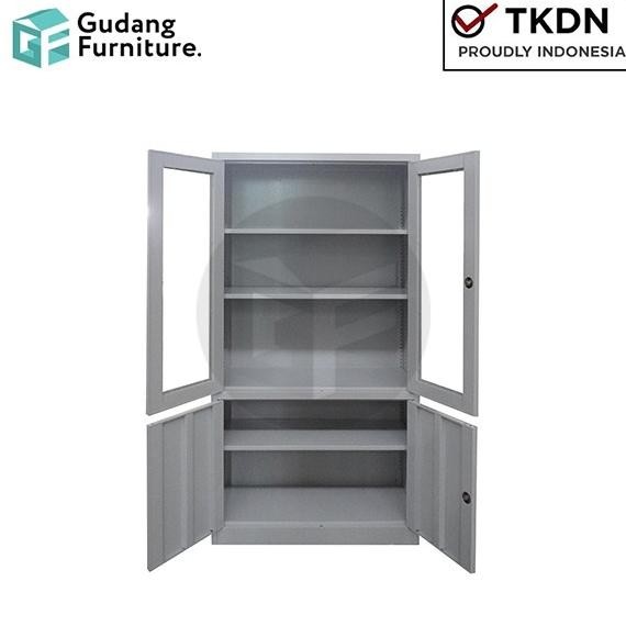 

Murah Lemari Besi Kantor / Lemari Arsip Kaca / Filling Cabinet Metal Kony Lkc