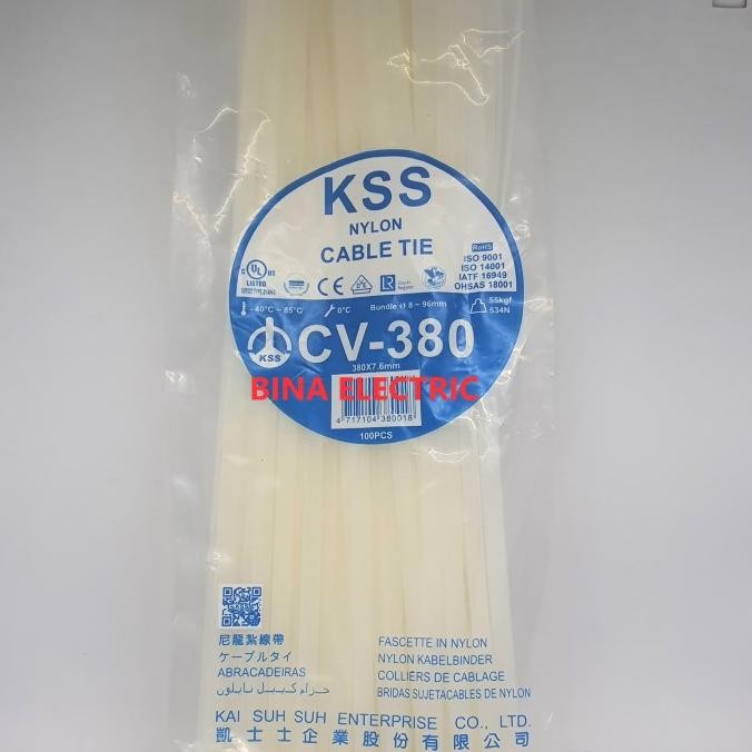 

Grosir Kabel Ties Kss Cv-380 7.6X380 7,6X380 38Cm 38 Cm / Kabel Tis Ties Tiss